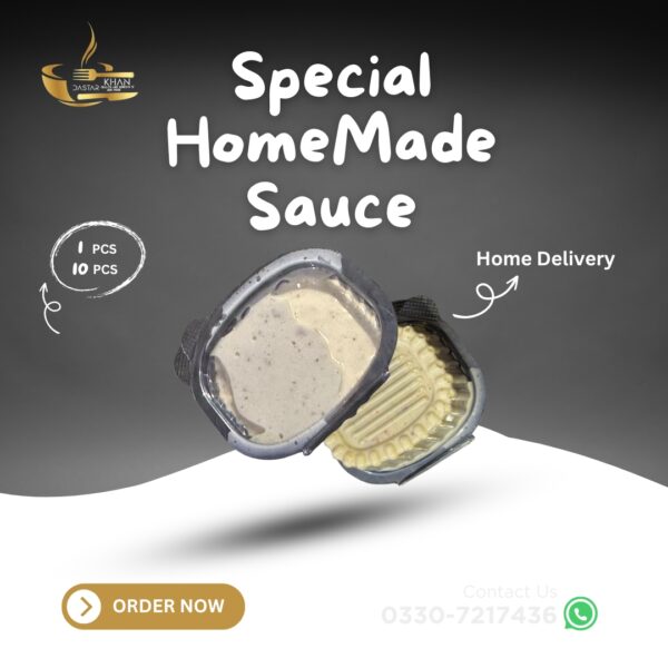 Special Homemade Sauce – Flavorful & Authentic